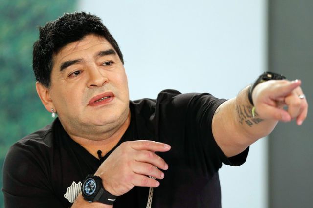 Diego Maradona’s Odd Fashion Faux Pas