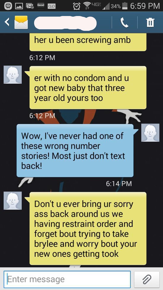 A Wrong Number Text Takes a Turn for the Worse