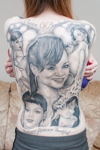 A Rihanna Fan That Went Completely Overboard