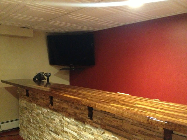 A Basement Bar Makeover That You Will Wish You Owned