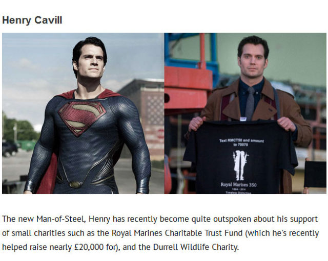 Superhero Actors who Are Superheroes in Real Life