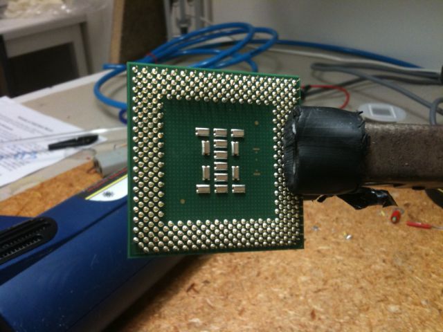 A Closer Look at the Inside of a CPU Circuit