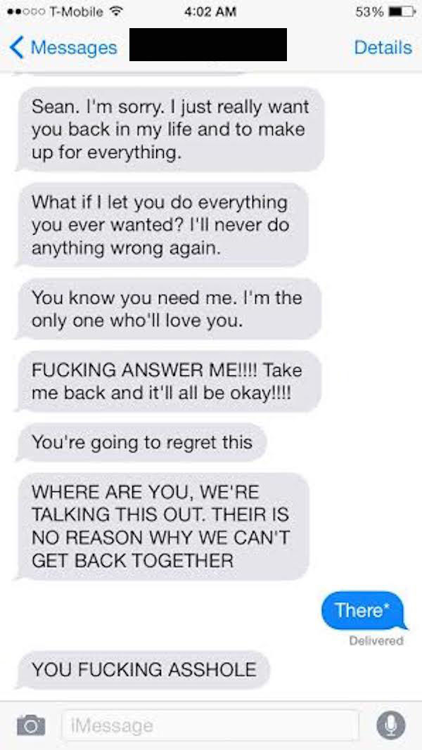 A Brilliant Response to a Grovelling Cheating Ex