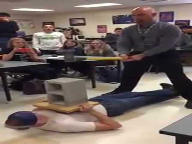 Watch The Moment This Physics Teacher Lost His Job  (VIDEO)