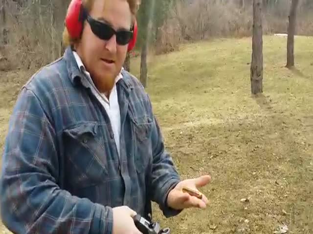 Shooting a .500 Nitro Express Pistol Goes Wrong  (VIDEO)