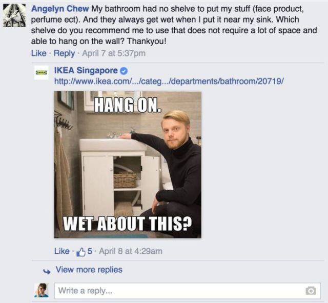 Ikea’s Hilarious Replies to Customer Facebook Questions