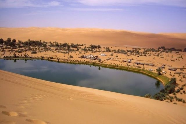 A Spectacular Desert Oasis in the Middle of the Sahara
