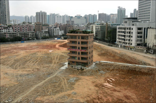 Ordinary People Protest against Developers in China