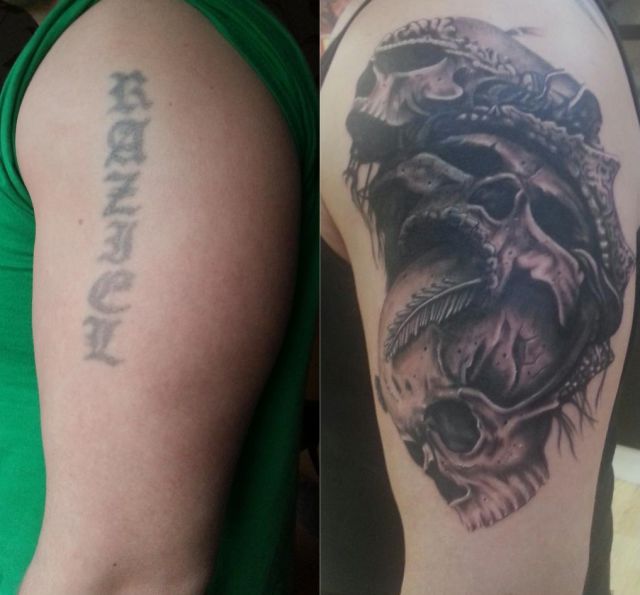 Tattoo Cover-ups of Exes Names