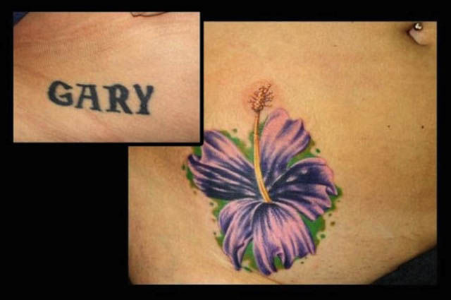 Tattoo Cover-ups of Exes Names