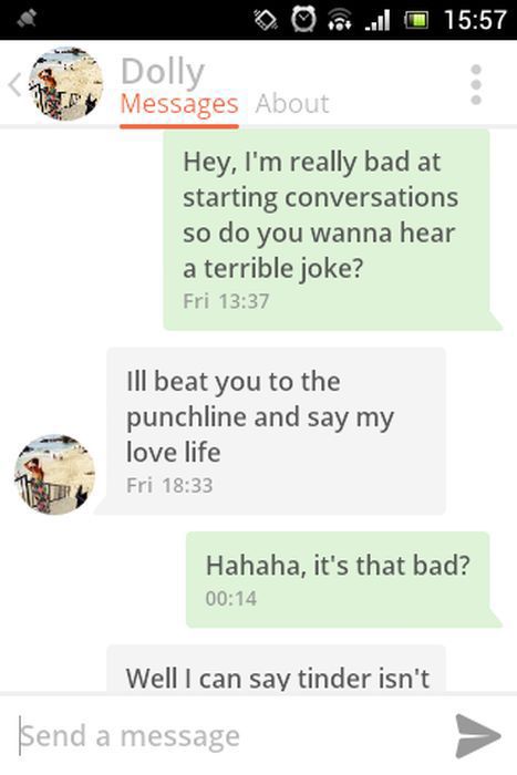 A Hilarious Tinder Conversation That Has a Surprising Ending