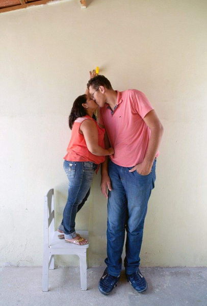 The Couple Whose Love Knows No Heights