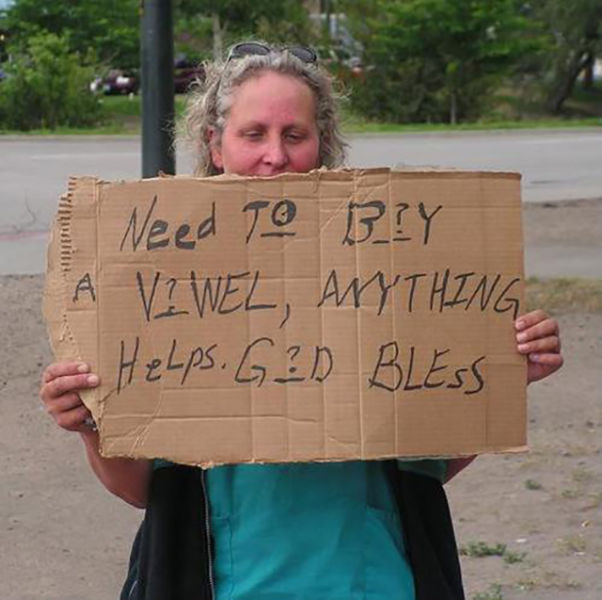 Amusing Homeless Signs That Will Inspire You to Hand Over Some Cash
