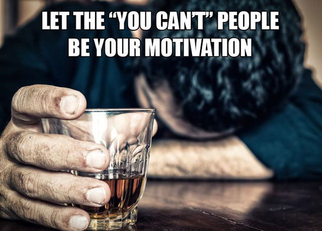 Hilarious Mash Ups of Motivational Fitness Quotes and Drinking Pics