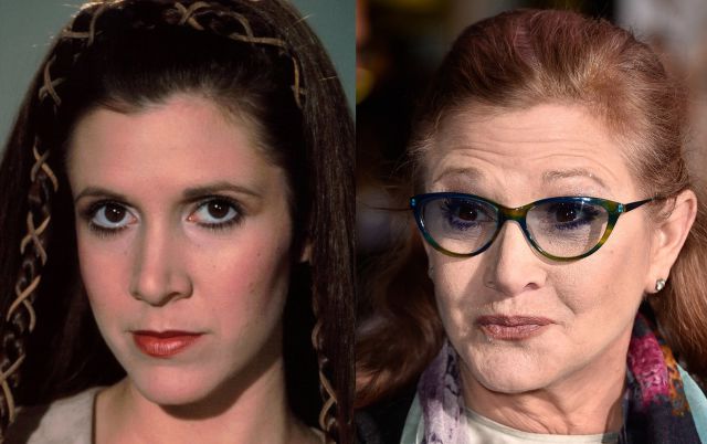 A Cool Comparison of the Stars Wars Cast Then an Now