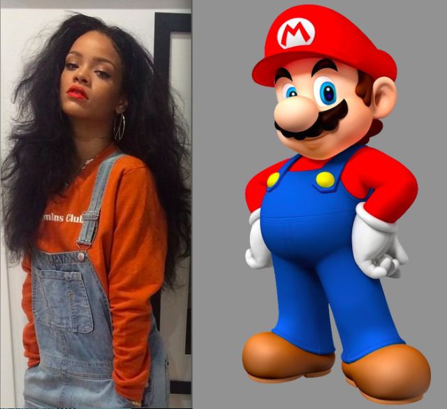 Did You Notice That Rihanna Loves Mario Party Cosplay?