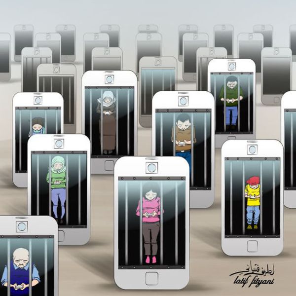 Funny Cartoons That Show That Smartphones Are Taking Over the World