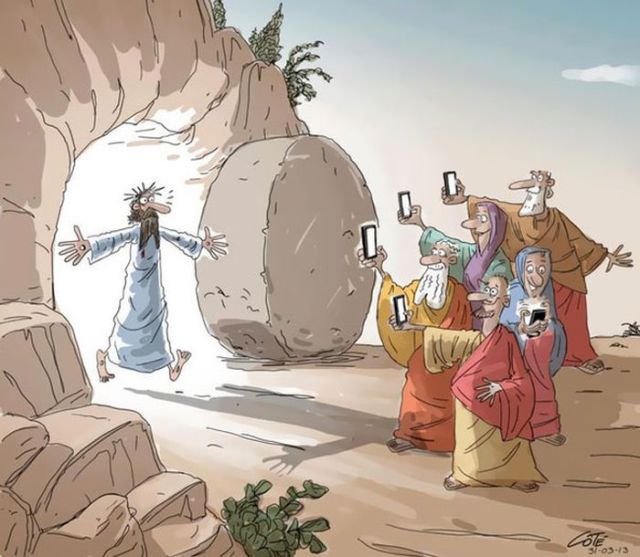 Funny Cartoons That Show That Smartphones Are Taking Over the World (28
