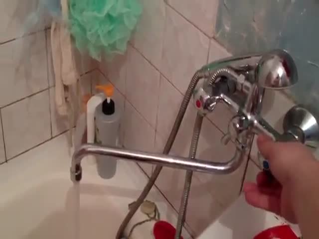This Faucet Drinks Water!  (VIDEO)