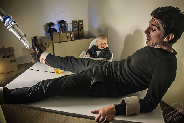 Creative Parents Have Some Fun Bringing Movie Scenes to Life with Their Baby