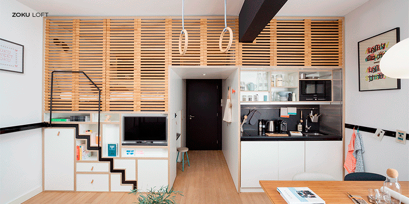 This Tiny Loft Is the Perfect Use of a Small Space