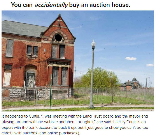 Buy a House for $500 but Be Careful of Fine Print