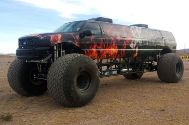 A Monster Truck Conversion into a Kick-Ass Limousine