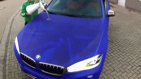 BMW X6 Turns into the Hulk When Splashed with Hot Water