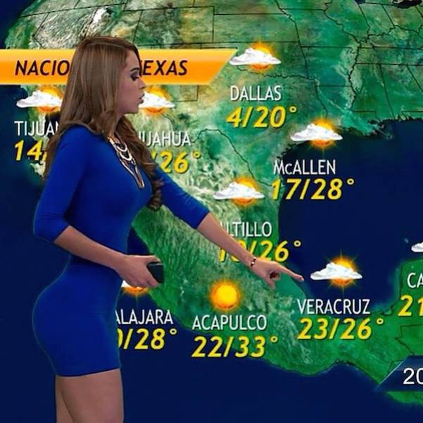 Very Often Weather Reporters Are Hot But This One Might Be The Hottest 23 Pics 