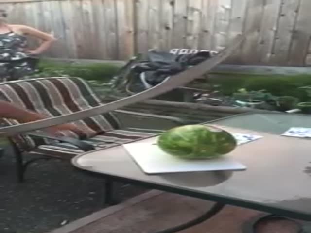 How Not to Cut a Watermelon with a Sword