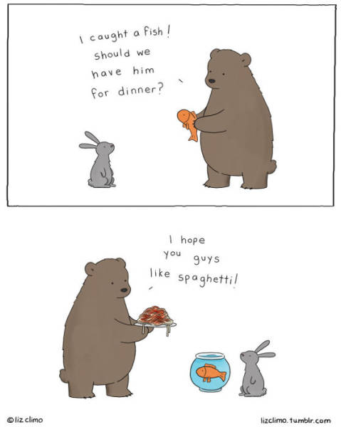 Cute Illustrated Conversations between Animals