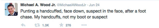 Baltimore Police Officer Tweets about Actual Cases of Corruption