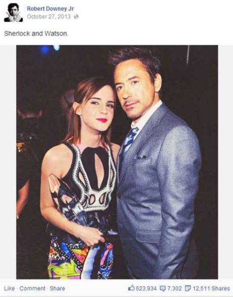 Robert Downey Jr. Has the Funniest Facebook Page Ever