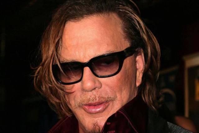 Mickey Rourke’s “Plastic” Face Has Changed a Lot over the Years