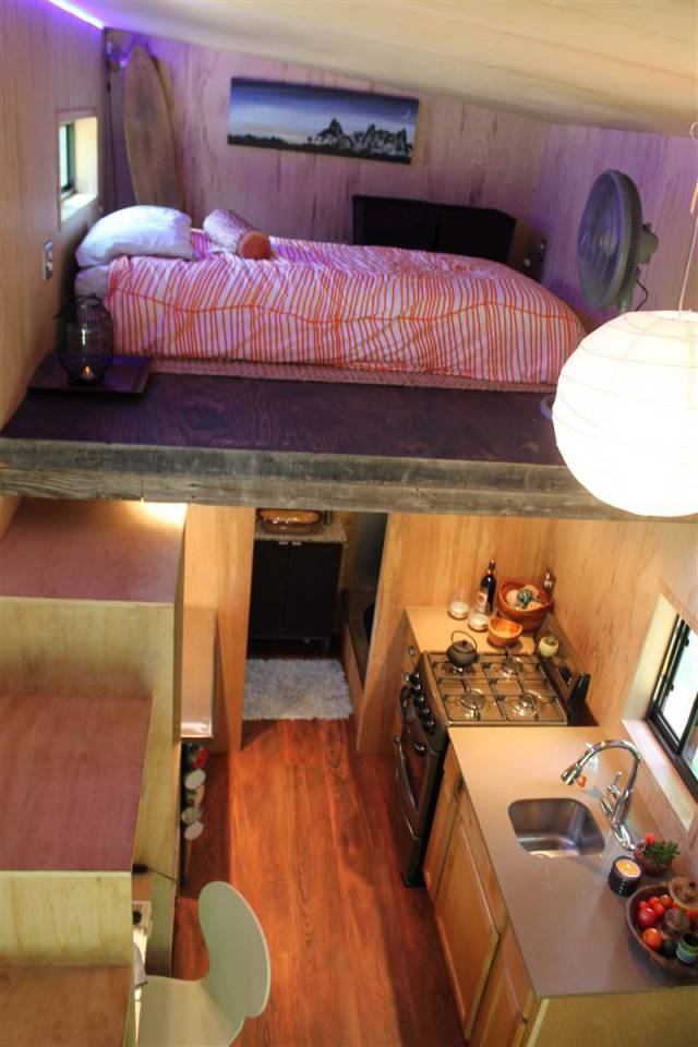 College Student Saves Money by Building His Own Mini Mobile Home
