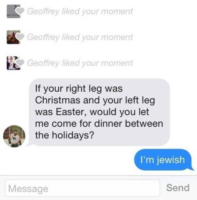 Witty Tinder Responses That are Completely Unexpected