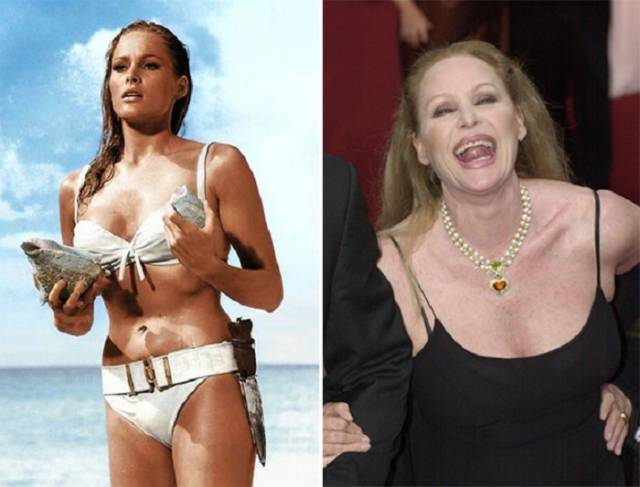 A Few of the Hottest James Bond Leading Ladies Then and Now