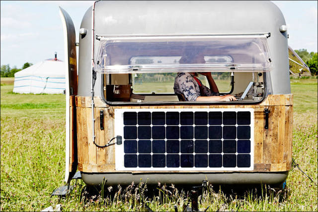 A Cosy Campervan That Is Perfect for Working in the Wild