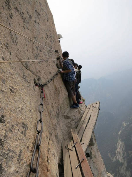 These Adventure Seekers are Really Living on the Edge