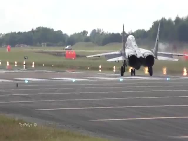 Jet Launches Straight into the Air in Unexpected Vertical Take Off