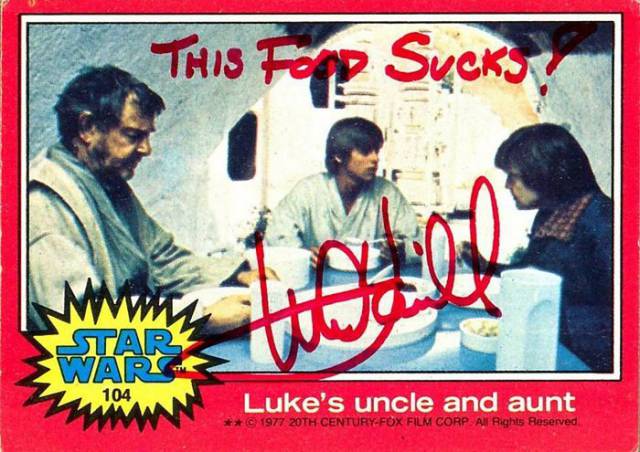 Star Wars Star Pens Funny Autographs for His Fans