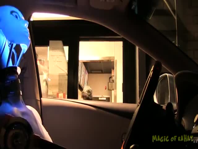 Hilarious Robot Driver Prank Scares the Cr#p Out of Drive Thru Employees