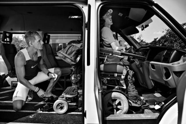 The Touching True Story of the Twins Who Compete as an Ironman Team