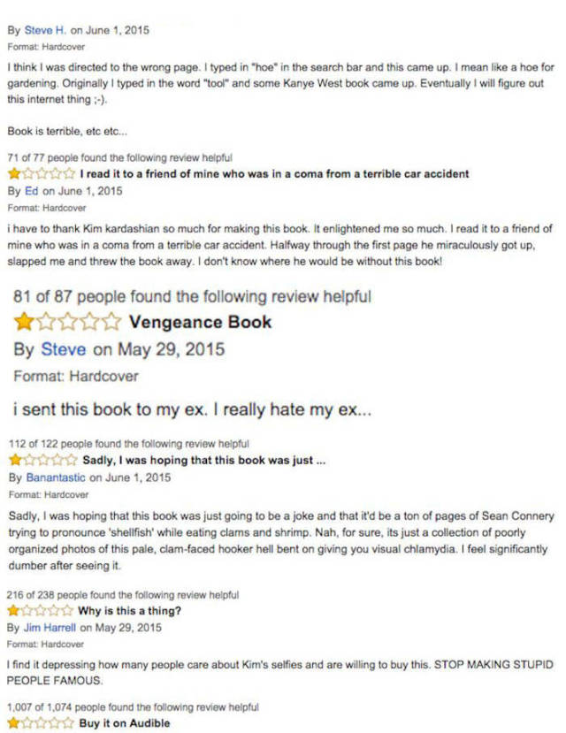 Amazon Users Slam Kim Kardashian’s Book in Hilarious Reviews Online