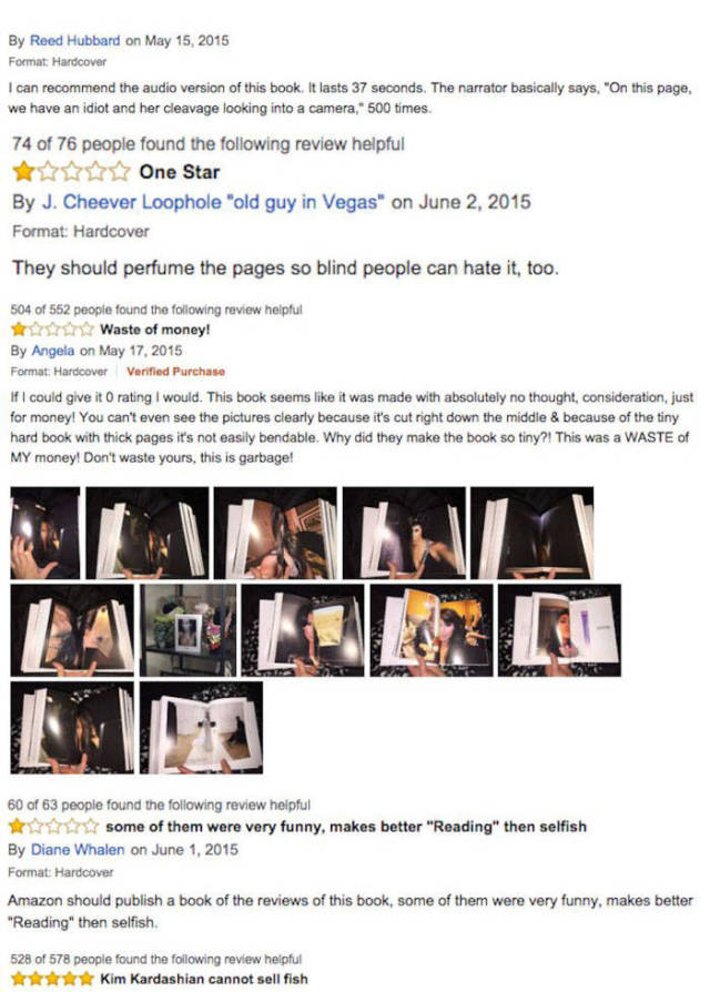 Amazon Users Slam Kim Kardashian’s Book in Hilarious Reviews Online