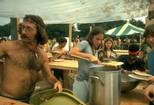 Rarely Seen Images of the Wacky Woodstock Festival