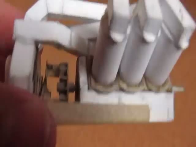 Dude Makes a Mini V6 Engine Using only Paper Materials