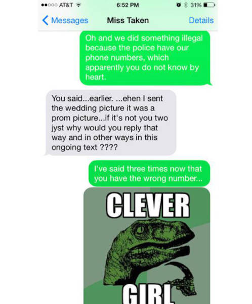 Hilarious Conversation Between an Obviously Crazy Woman and the Person She Texted by Mistake