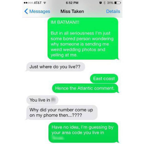 Hilarious Conversation Between an Obviously Crazy Woman and the Person She Texted by Mistake