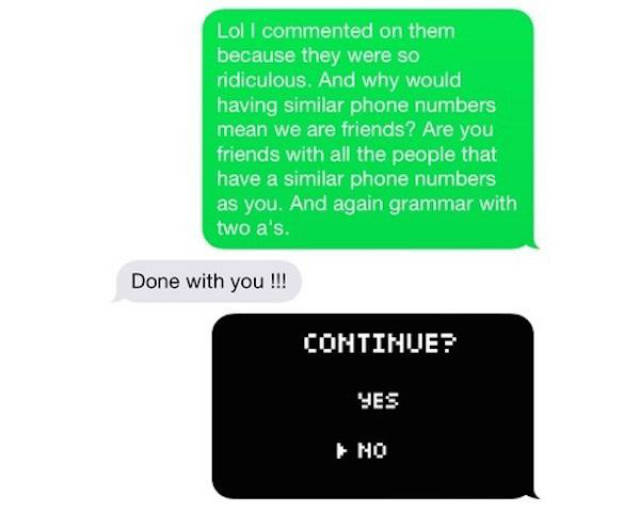 Hilarious Conversation Between an Obviously Crazy Woman and the Person She Texted by Mistake